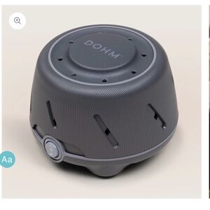 Yogasleep Dohm Sound Machine in charcoal